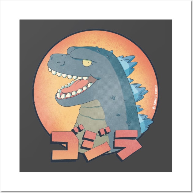 Godzilla Wall Art by Rabbit’s Hollow